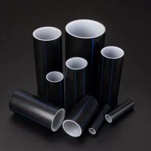 Non Toxic HDPE Water Supply Pipe Certified Poly Tube 1 Inch 2 Inch Black PE100 Pipe for Home and Industrial Water