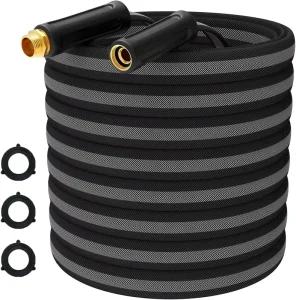 Non expandable Garden Hose Lightweight Flexible Water Hose Abrasion Resistant Kink Free Durable Sturdy Hoses