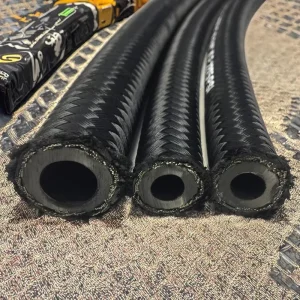 Nylon Cotton Braid Rubber Hydraulic Hose SAE100 R5 High Pressure Steel Wire Reinforced Oil Hose Oil Resistant Rubber Hoses