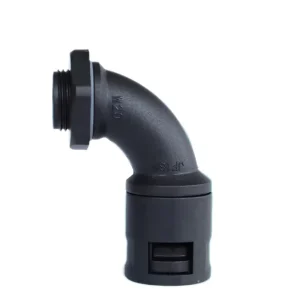 Nylon Electrical Flexible Nylon Elbow Plastic Pipe Fitting Corrugated Conduit Connector For Corrugated Tube Manufactures