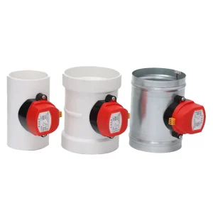 OEM Available Galvanized Sheet PP Plastic Air Conditioning Duct Volume Electric Motorized Control Air Damper Actuator