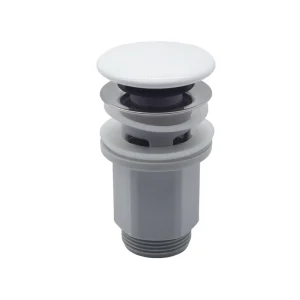 OEM Ceramic Cover Plastic Basin Pop up Sink Waste Drain With Pipe for Bathroom