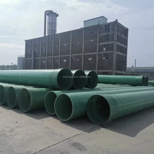 OEM Custom Lightweight Chemical Resistant Filament Winding Pipe Industrial Pipeline for Oil Gas Transport 0.6 2.5MPa