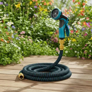 OEM Expandable Latex Garden Hose 50 100 150FT 3X Stretch With Storage Bag Low MOQ Anti Kink Flexible Watering Hose