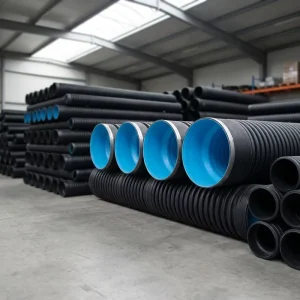 OEM ODM HDPE Double Wall Spiral Corrugated Pipe Large Diameter Sewer Drainage System for Municipal Projects
