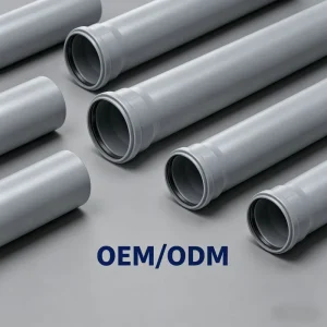 OEM ODM Standard Size PVC Drainage Pipe for Municipal Wastewater Projects