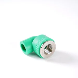 OEM PN25 PPR Plastic Pipe Fittings Hot Water Green 20-63mm Male Thread Elbow PVC Rubber PP Material Casting Plumbing 10mm