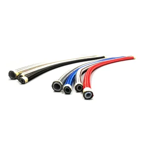 Oil Cooler Hose PTFE Nylon Braided Tube Auto Motorcycle High Pressure Hydraulic Pipe Hose