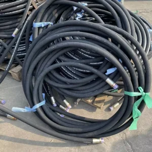 Oil Resistant High Pressure Hydraulic Hose High Pressure Steel Wire Braided wound Rubber Hose