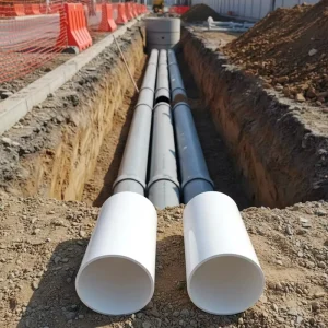 One Time Forming Uniform Thickness Industrial Wastewater PVC Drainage Pipe Pipe Size 110 Thread Size 110*3.2*6000 Custom