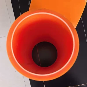 Orange High Pressure PP Plastic Tube Electrical Ware Protection MPP Underground Electrical Cable Conduit Pipe