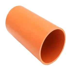 Orange Rigid 63 75 90 110 200mm 4incn 5inch 6inch UPVC Electric Wire Conduit Duct PVC Electrical Conduit Casing Pipe Price List