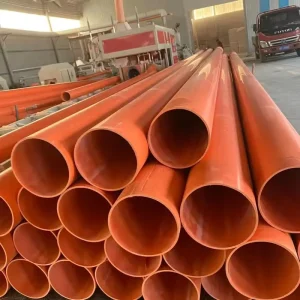 Orange Upvc Dwv Plumbing Pipe PVC Drainage Sewer Pipe for Waste Water
