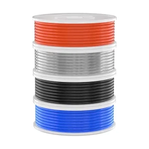 Orange White Blue 8mm Transparent Trachea PU Tube 10mm PU Pneumatic Hose 6mm Air Compressor Hose 12 Band Gas Pneumatic Parts
