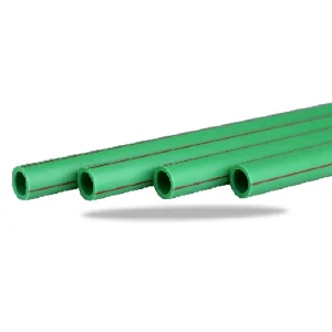 Origin Direct Sales PPR Pipe Green PPRc Pipe Hot Water and Building Construction Plastic Pipe Factory