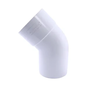 Original Sales of High Quality 45 Degrees Elbow Pvc Upvc Rain Gutter Downspout Pipe