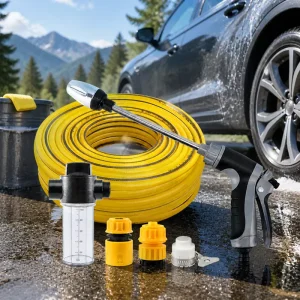 Outdoor Cleaning Tool Garden Car Washing Soap Dispenser Plastic High Pressure Washer Gun Garden Hose Nozzle Car Washer Gun