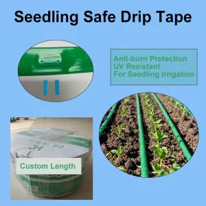Outdoor Use Flat Plastic PE Dripper Farm Garden Irrigation System Drip Tape Pipe 16mm Diameter Anti burn Protection Irrigation