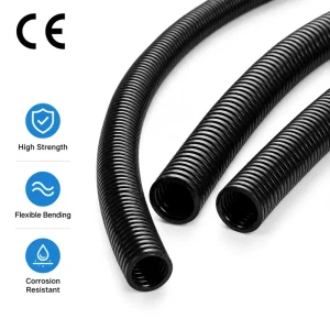 PA Nylon Plastic Corrugated Pipe Cable Protection Flexible Conduit Automotive Wiring Harness Protection Sleeve