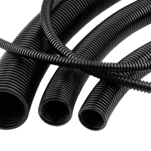PA PP PE Material Flexible Conduit PP Material Protective Corrugated Tube for Electrical Pipe Split Nylon 10mm Inside Diameter