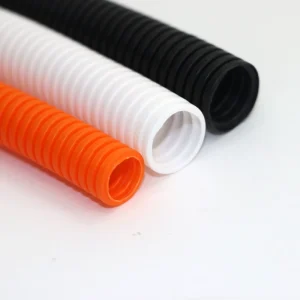 PA6 PA12 PE PP Flexible Corrugated Electrical Plastic Cable Hose