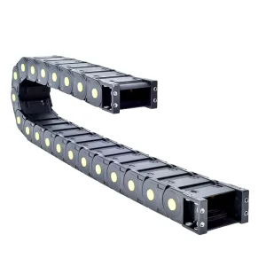 PA66 Nylon Plastic Cable Chain Conduit 25*50 Open and Closed Type Cable Carrier 25*38