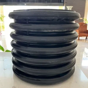 PE Double Wall Corrugated Pipe HDPE Plastic Dual Wall Corrugated Drainage Pipe for Municipal Sewage Rainwater Drainage