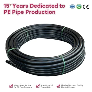 PE HDPE High Pressure Drip Irrigation Pipe 32mm Roll for Farm & Garden Use Anti Corrosion Eco Friendly