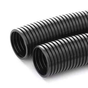 PE PP PA Flexible Plastic Wire Loom Tubing Electrical Conduit Pipe Plastic Corrugated Conduit