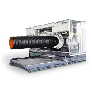PE PVC DWC Pipe Production Line with Water Cooling Moulds Cutter Puller