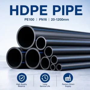 PE Pipe Supplier Polyethylene HDPE Pipe With Competitive Price and Fast Delivery