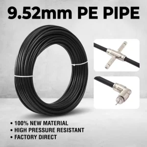 PE Plastic 9.52mm Diameter Outdoor Garden Watering Hose for Drip Irrigation