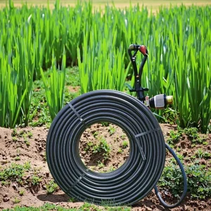 PE Polyethylene Black Plain Drip Irrigation Pipe for Farming & Agriculture Easy Installation Water Supply for Irrigation