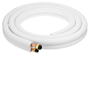 PE Pure Copper Insulated Corrugated Pipe Customized Air Conditioning Connection C12200