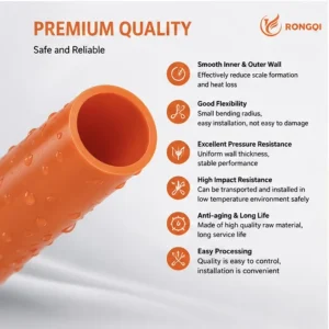 PE RT Floor Heating Pipes Used in Water based Floor Heating Systems Have Heat Resistance