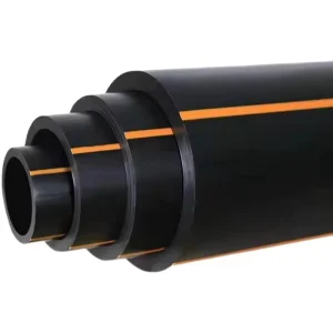 PE SDR11 Gas Pipe with Anti Corrosion Socket and Butt Fusion Joints for Municipal Gas Distribution