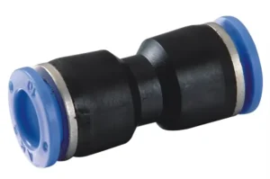 PE Series Black 3 Way One Touch Pneumatic Air Hose Connector Tube Fitting Copper for Replace Repair