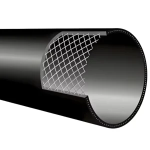 PE Steel Wire Mesh Reinforced Plastic Pipe for High Rise Building Water Supply High Pressure Safe