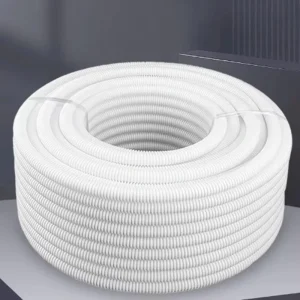 PE Thickened Plastic Corrugated Pipe PVC Hose Nylon Conduit Fire Resistant PP Flame Retardant AD185 Working Temp 40 130C Free