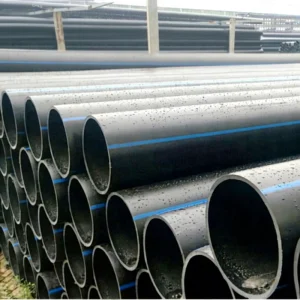 PE Water Supply HDPE Pipe Drainage Tube Butt Fusion Connection 20 to 630mm 50 Year Lifespan