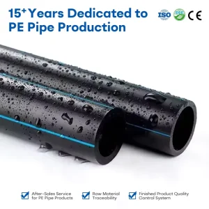 PE Water Supply Pipe Corrosion Resistant 800mm HDPE Pipe for Hot Cold Water Supply