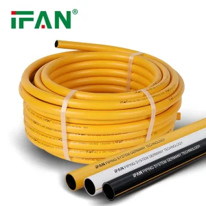 PE Yellow Pex Gas Line Gas Multilayer Pex Pipe Tube Hose Plumbing Flexible Pex Gas Pipe