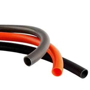 PE material flexible conduit plastic pipe corrugated nylon tubing