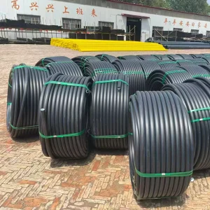 PE100 Drip Irrigation Pipe 16mm 75mm Layflat Design with Anti UV Coating
