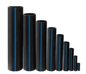 PE100 Food Grade HDPE Water Supply Pipe DN125 DN160 PN16 SDR11 Municipal Underground Drinking Water Pipeline