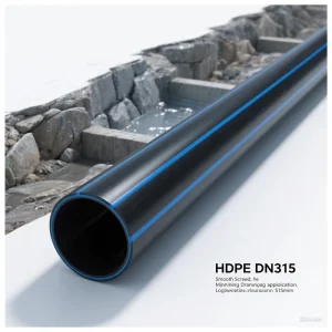 PE100 HDPE Pipe DN20-DN1200 PN16 ISO 4427 Standard Water Supply System PE Pipe for Municipal Water Supply