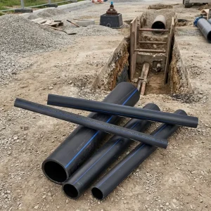 PE100 HDPE Water Pipe Round Plastic Tube for Municipal Irrigation Industrial Use