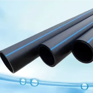 PE100 High density Polyethylene Pipe Butt Fusion Connection High Pressure UV Resistant Diameters 20mm 315mm