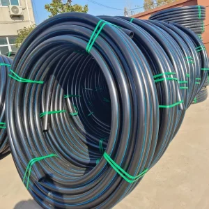 PE100 PN16 HDPE Pipe 20 63mm Black Plastic Tube for Farm Greenhouse Drip Sprinkler Irrigation