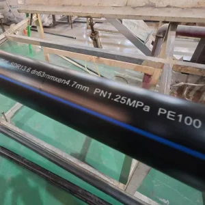 PE100 Water Supply Pipe High Density Polyethylene Potable Water Pipe for Municipal Drinking Water Project